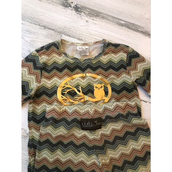 Matilda Jane Pants and Top Set Owl sz 8 - Picture 2 of 2